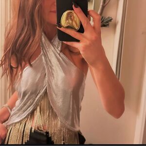 Champagne party top